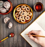 Русская концепция еды стоковые фото Русская концепция еды стоковые фото