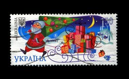 Русский Санта Клаус с сосной как персона folktale на Новый Год, около 2008, Стоковые Изображения Русский Санта Клаус с сосной как персона folktale на Новый Год, около 2008, Стоковые Изображения