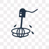 Ручной значок вектора смесителя изолированный на прозрачной предпосылке, человеке иллюстрация штока Ручной значок вектора смесителя изолированный на прозрачной предпосылке, человеке иллюстрация штока