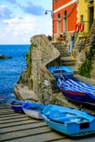Рыбацкий поселок Riomaggiore стоковое фото Рыбацкий поселок Riomaggiore стоковое фото
