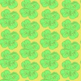 Сделайте эскиз к клеверу, картине вектора безшовной, symbo дня St. Patrick Стоковая Фотография Сделайте эскиз к клеверу, картине вектора безшовной, symbo дня St. Patrick Стоковая Фотография