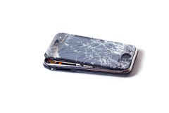 Сломленное iphone Яблока стоковое фото Сломленное iphone Яблока стоковое фото