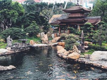 Сад Nan Lian, Nunnery Lin хиа, Гонконг стоковое изображение Сад Nan Lian, Nunnery Lin хиа, Гонконг стоковое изображение