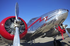 Самолет Lockheed 12, авиасалон Gatineau, Канада стоковые фото Самолет Lockheed 12, авиасалон Gatineau, Канада стоковые фото