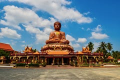 Самый большой сидя Будда на Wat Machimmaram Tumpat Kelantan Малайзии Приняло фото 10 /2/2018 Стоковые Изображения RF Самый большой сидя Будда на Wat Machimmaram Tumpat Kelantan Малайзии Приняло фото 10 /2/2018 Стоковые Изображения RF