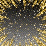 Сверкная confetti золота роскошный сверкная Scattere иллюстрация штока Сверкная confetti золота роскошный сверкная Scattere иллюстрация штока