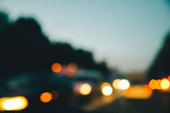 Света ночи Blured автомобилей стоковое фото rf Света ночи Blured автомобилей стоковое фото rf