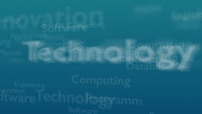 Светлый - голубая предпосылка с различными словами, которые общаются с технологией конец вверх скопируйте космос 3d иллюстрация вектора Светлый - голубая предпосылка с различными словами, которые общаются с технологией конец вверх скопируйте космос 3d иллюстрация вектора