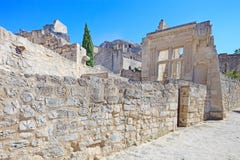 Село Les Baux de Провансали стародедовское. Франция стоковое изображение rf Село Les Baux de Провансали стародедовское. Франция стоковое изображение rf