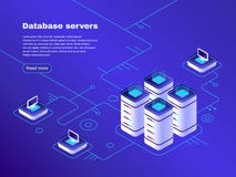 Серверы базы данных Сеть сервера datacenter цифров Хостинг технической помощи Онлайн вектор хранения облака равновеликий иллюстрация вектора Серверы базы данных Сеть сервера datacenter цифров Хостинг технической помощи Онлайн вектор хранения облака равновеликий иллюстрация вектора