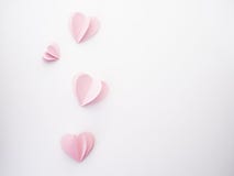 сердца творческой любов розовые бумажные стоковое изображение сердца творческой любов розовые бумажные стоковое изображение