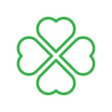 Силуэт Shamrock - зеленый значок клевера лист плана 4 Элемент дизайна темы удачи Простая геометрическая форма Стоковые Изображения Силуэт Shamrock - зеленый значок клевера лист плана 4 Элемент дизайна темы удачи Простая геометрическая форма Стоковые Изображения