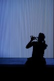 Силуэт женщины фотографируя с ее вертикалью smartphone стоковые изображения Силуэт женщины фотографируя с ее вертикалью smartphone стоковые изображения