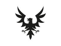 Символ или знак орла иллюстрация штока Символ или знак орла иллюстрация штока