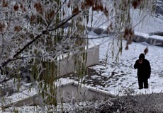 Сиротливая темная диаграмма человека в парке стоковое фото Сиротливая темная диаграмма человека в парке стоковое фото