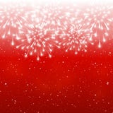 Сияющие фейерверки на красной звездной предпосылке неба для вашего дизайна рождества иллюстрация штока Сияющие фейерверки на красной звездной предпосылке неба для вашего дизайна рождества иллюстрация штока