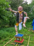 Скульптуры Ogoh Ogoh сделанные бамбука, древесины, полистироля, ткани В натуральную величину мифические и абстрактные характеры д стоковое изображение Скульптуры Ogoh Ogoh сделанные бамбука, древесины, полистироля, ткани В натуральную величину мифические и абстрактные характеры д стоковое изображение
