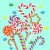 Сладостная конфета в форме сердца Дизайн для ваших вебсайта или рекламы бесплатная иллюстрация Сладостная конфета в форме сердца Дизайн для ваших вебсайта или рекламы бесплатная иллюстрация