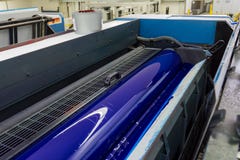 Смещенная чернота Magen полиграфической промышленности принтера печати цилиндра CMYK стоковые изображения Смещенная чернота Magen полиграфической промышленности принтера печати цилиндра CMYK стоковые изображения