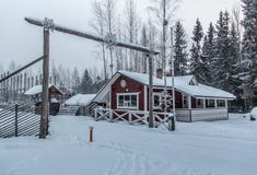 Снег и лед красивого Karelia стоковые фотографии rf Снег и лед красивого Karelia стоковые фотографии rf
