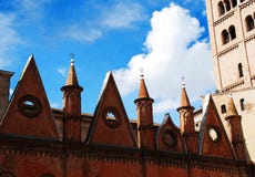 Собор Mantova стоковые фотографии rf Собор Mantova стоковые фотографии rf