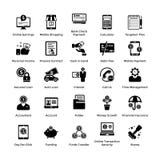 Собрание CollectionIcons значков глифа дела и финансов дела и финансов в стиле глифа иллюстрация штока Собрание CollectionIcons значков глифа дела и финансов дела и финансов в стиле глифа иллюстрация штока