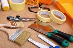Собрание инструментов картины готова к использованию для hobbyist и профессионала стоковые изображения rf Собрание инструментов картины готова к использованию для hobbyist и профессионала стоковые изображения rf
