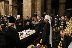 Совет единства украинских православных церков церков стоковое фото rf Совет единства украинских православных церков церков стоковое фото rf
