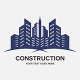 Современная конструкция зданий города иллюстрация штока Современная конструкция зданий города иллюстрация штока