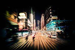 Современная нерезкость движения города Hong Kong Абстрактное движение городского пейзажа стоковое изображение Современная нерезкость движения города Hong Kong Абстрактное движение городского пейзажа стоковое изображение