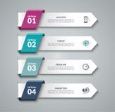Современные infographic стрелки Vector шаблон дизайна 4 вариантов, шагов, частей бесплатная иллюстрация Современные infographic стрелки Vector шаблон дизайна 4 вариантов, шагов, частей бесплатная иллюстрация