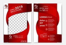 СОВРЕМЕННЫЙ И ПРОФЕССИОНАЛЬНЫЙ ШАБЛОН 2019 БРОШЮРЫ иллюстрация вектора СОВРЕМЕННЫЙ И ПРОФЕССИОНАЛЬНЫЙ ШАБЛОН 2019 БРОШЮРЫ иллюстрация вектора