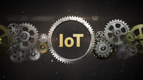 Соединяясь колеса шестерни и делают ключевое слово, альфу ` IOT включенную ` иллюстрация вектора Соединяясь колеса шестерни и делают ключевое слово, альфу ` IOT включенную ` иллюстрация вектора
