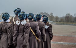 Солдаты в Бресте Беларуси стоковая фотография rf Солдаты в Бресте Беларуси стоковая фотография rf