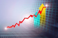 Составная диаграмма роста дела, светлая предпосылка пирофакела иллюстрация вектора Составная диаграмма роста дела, светлая предпосылка пирофакела иллюстрация вектора