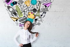 Социальная принципиальная схема средств стоковые фото Социальная принципиальная схема средств стоковые фото