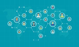 Социальное сетевое подключение для онлайн предпосылки дела иллюстрация вектора Социальное сетевое подключение для онлайн предпосылки дела иллюстрация вектора
