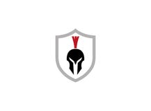 Спартанский шлем внутри экрана для дизайна логотипа бесплатная иллюстрация Спартанский шлем внутри экрана для дизайна логотипа бесплатная иллюстрация