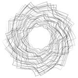 Спирально абстрактный геометрический элемент - художническое monochrome illust иллюстрация штока Спирально абстрактный геометрический элемент - художническое monochrome illust иллюстрация штока