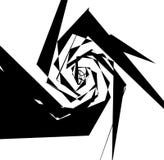 Спирально геометрическое изображение Абстрактное monochrome искусство с radial, r Стоковые Фото Спирально геометрическое изображение Абстрактное monochrome искусство с radial, r Стоковые Фото