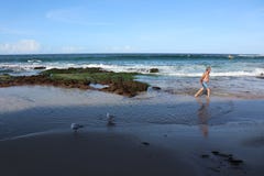 Старик пляжа- Cronulla и море стоковые изображения rf Старик пляжа- Cronulla и море стоковые изображения rf