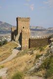 Старое Genoese столетие крепости XI в Sudak Крым Украина стоковая фотография rf Старое Genoese столетие крепости XI в Sudak Крым Украина стоковая фотография rf