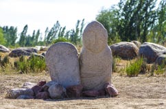 Старое резное изображение с историческими петроглифами в Кыргызстане Стоковая Фотография RF Старое резное изображение с историческими петроглифами в Кыргызстане Стоковая Фотография RF