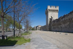 Старые стены - городища Авиньона - Camargue - Провансали - Франции Стоковые Изображения Старые стены - городища Авиньона - Camargue - Провансали - Франции Стоковые Изображения
