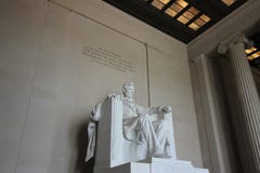 Статуя мемориала Линкольна стоковое фото rf Статуя мемориала Линкольна стоковое фото rf