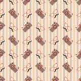 Стекла, усик, и Striped камерой безшовная картина иллюстрация вектора Стекла, усик, и Striped камерой безшовная картина иллюстрация вектора
