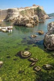 Стены форта и города Bokar dubrovnik Хорватия стоковое фото Стены форта и города Bokar dubrovnik Хорватия стоковое фото