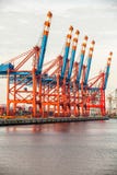 Стержень порта для нагружая и offloading кораблей стоковая фотография Стержень порта для нагружая и offloading кораблей стоковая фотография