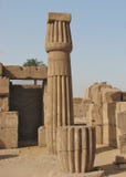 Столбец папируса, виски Karnak, Египта стоковая фотография Столбец папируса, виски Karnak, Египта стоковая фотография