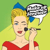 Сторона женщины искусства шипучки красивая иллюстрация вектора Сторона женщины искусства шипучки красивая иллюстрация вектора